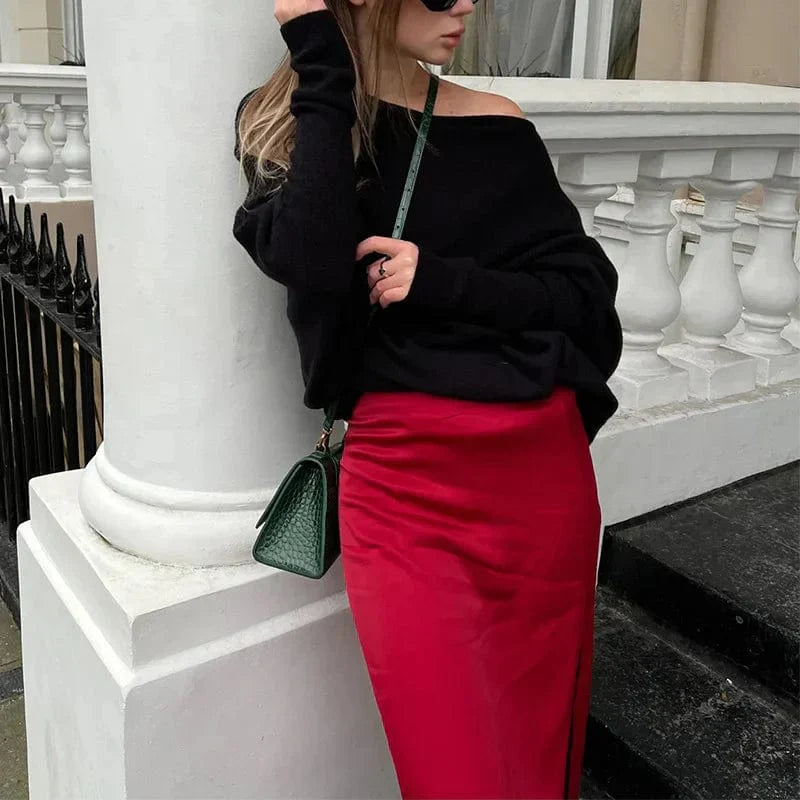 Alaina - Effortlessly Stylish Oversized Sweater for Women