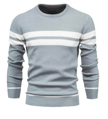 Men's Comfortable Slim-Fit Cashmere Jumper with Fleece Lining | Ideal for Autumn/Winter