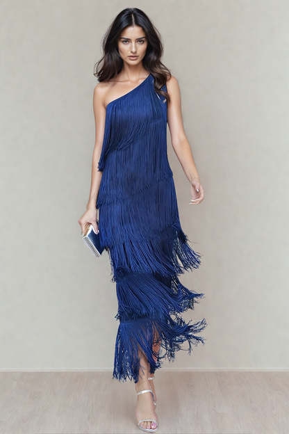 Anna - Elegant Boho Tassel Dress for Women