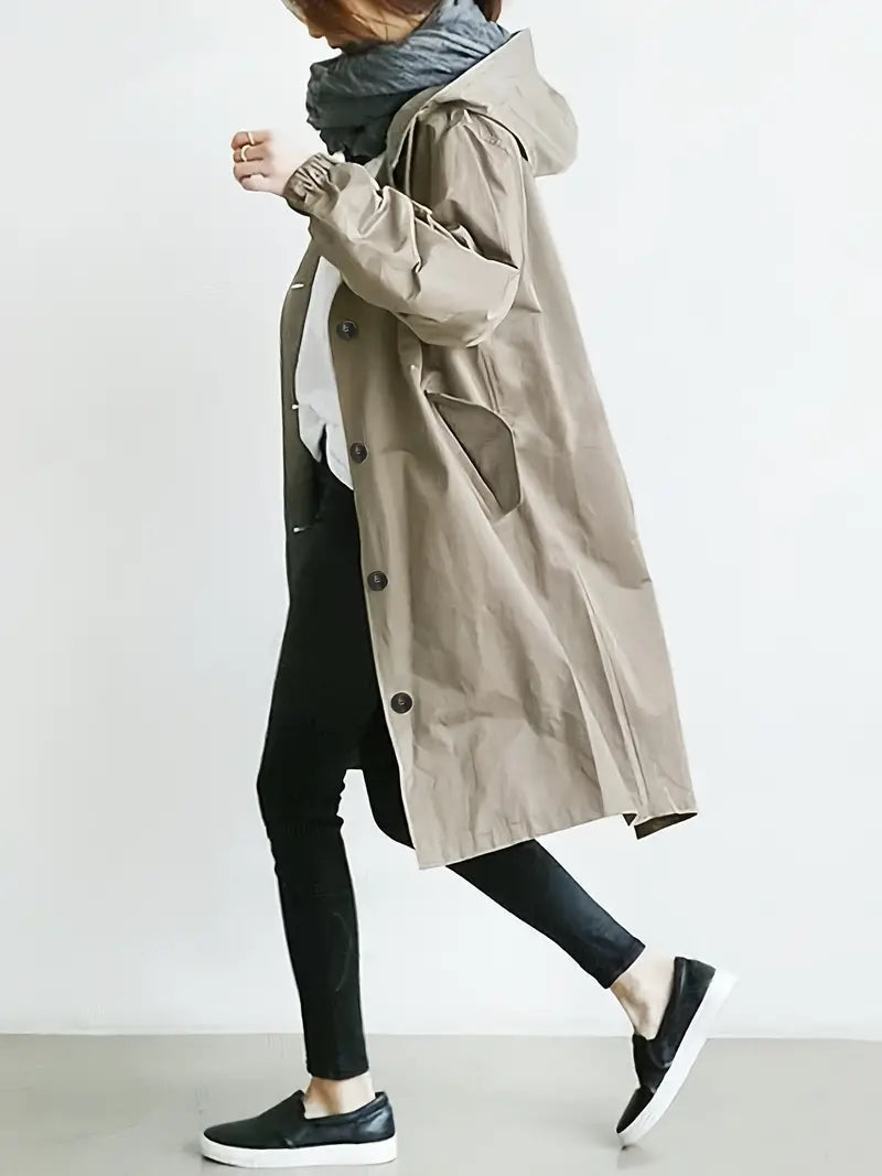 Avery - Chic and Waterproof Rain Jacket with Hood for Women