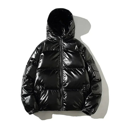 Windproof Puffer Hooded Winter Coat for Women | Ideal for Autumn/Winter