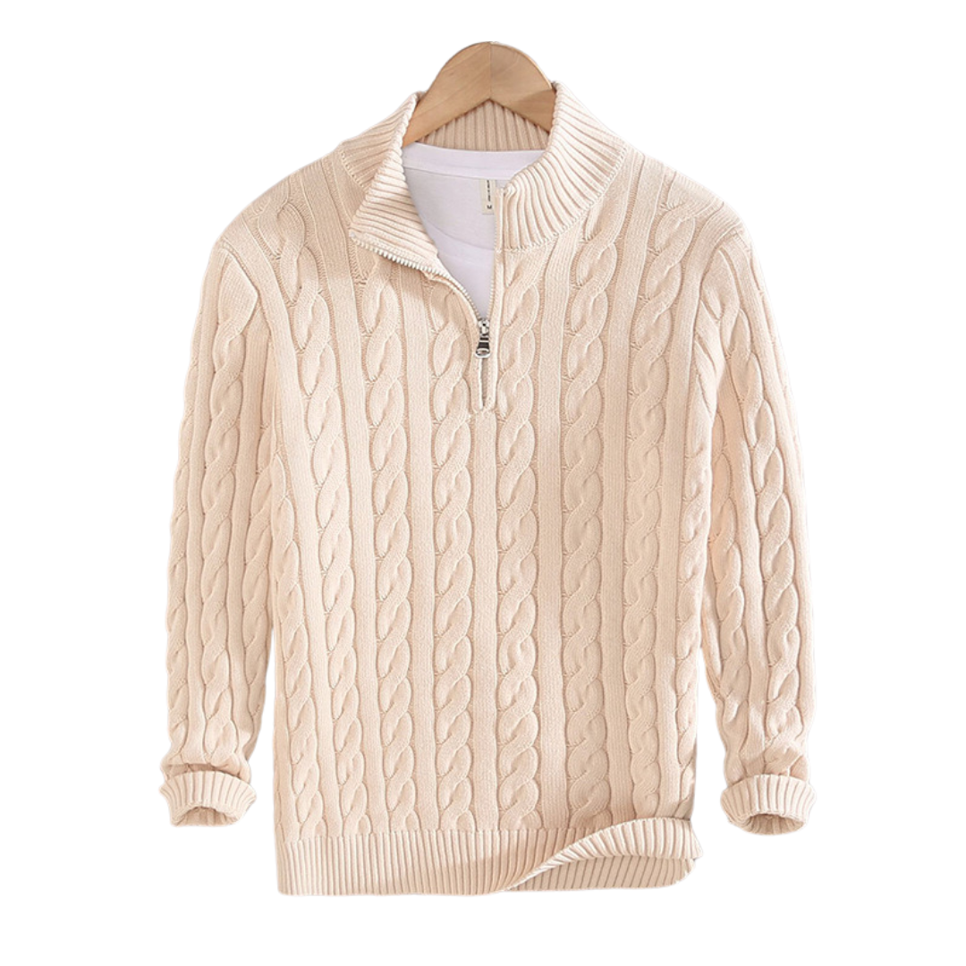 Men's Jumper with Half Zip | Ideal for Autumn/Winter