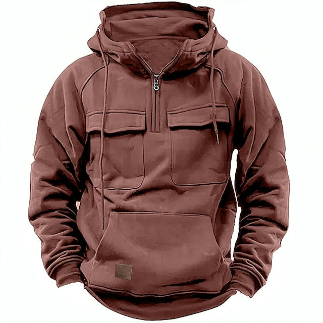 Austin - Comfortable and Stylish Spring Jacket with Hoodie for Men