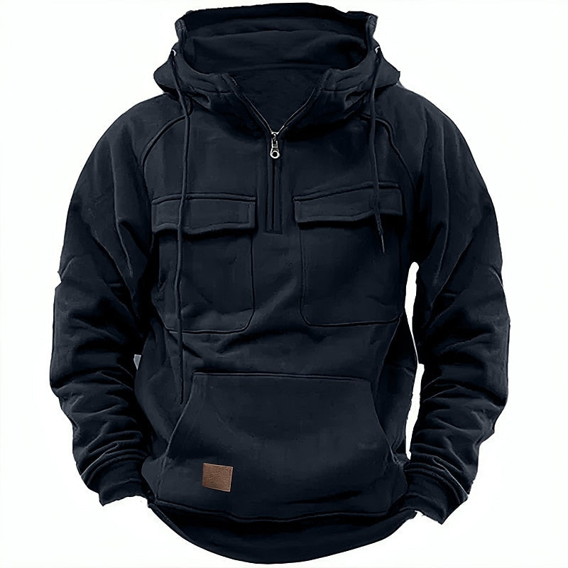 Austin - Comfortable and Stylish Spring Jacket with Hoodie for Men